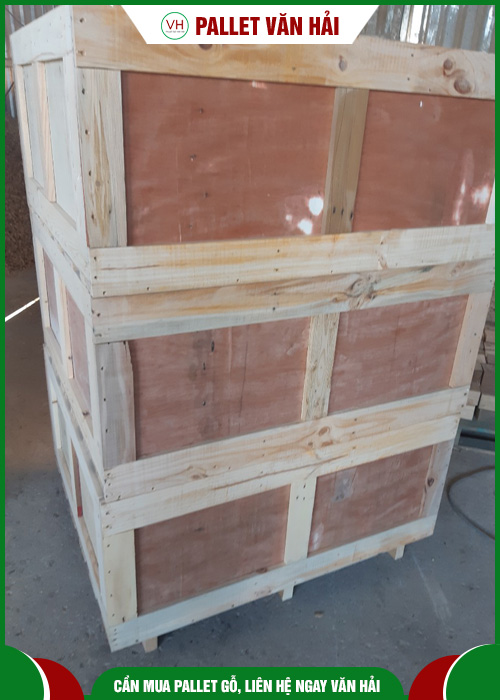 Pallet thùng ván ép 1050*1050*450